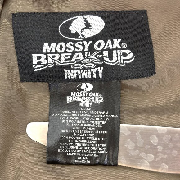 Mossy Oak Break-Up Infinity Camo Outdoors Sport Jacket Size Large (42-44) - Picture 6 of 12